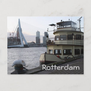 Carte Postale Rivière Meuse, Rotterdam
