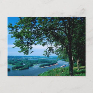 Carte Postale Rivière Mississippi, Iowa
