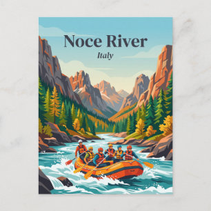 Carte Postale Rivière Noce Trentin, Italie