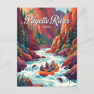 Carte Postale Rivière Payette, Idaho, États-Unis