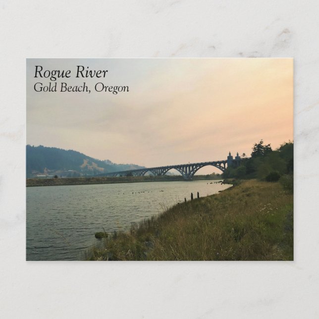 Carte Postale Rivière Rogue, OU (Devant)