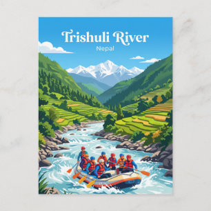 Carte Postale Rivière Trishuli Népal