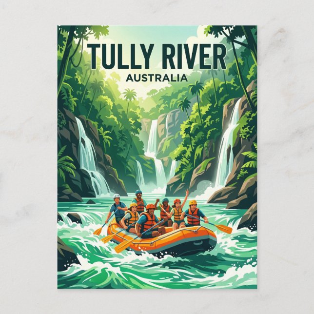 Carte Postale Rivière Tully Australie (Devant)