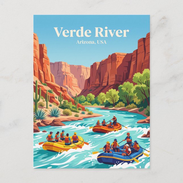 Carte Postale Rivière Verde USA (Devant)