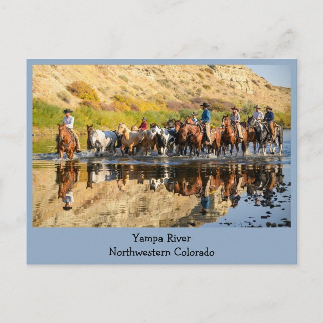Carte Postale Rivière Yampa - Voyage Occidental (Devant)