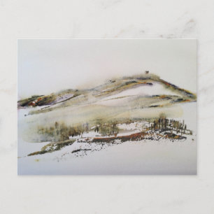 Carte Postale Rivington pike Horwich Aquarelle