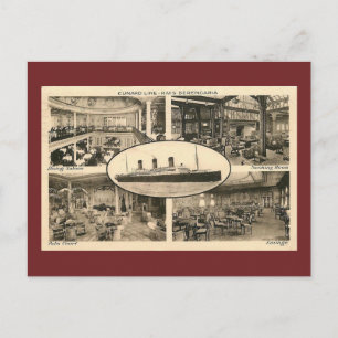 Carte Postale RMS Berencaria, Cunard Line, Passenger Ship, 1924