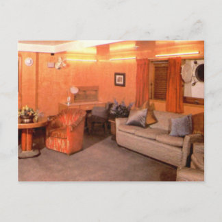 Carte Postale RMS Queen Mary Zone de séjour de première classe