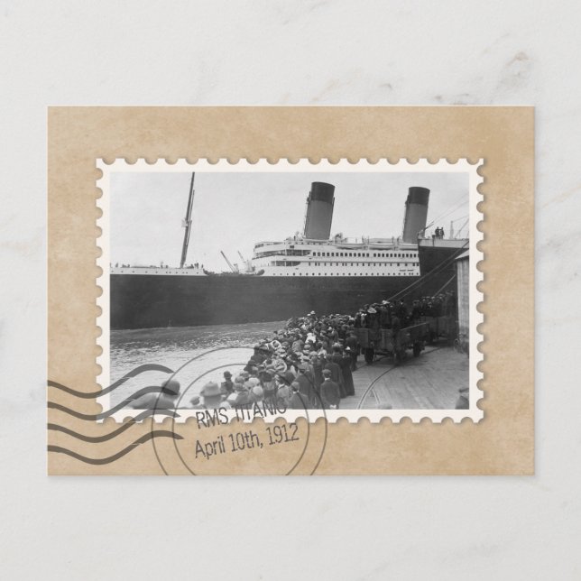 CARTE POSTALE RMS TITANIC (Devant)