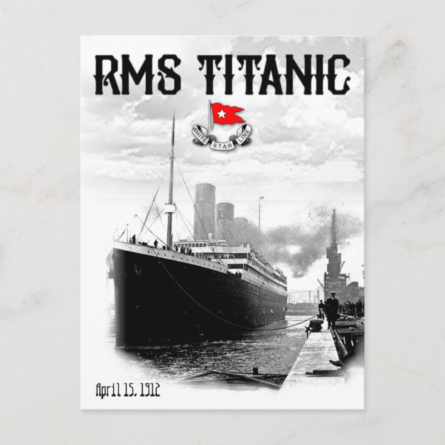 Carte Postale RMS Titanic (Devant)