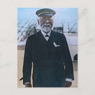 Carte Postale RMS Titanic Capitaine Edward Smith Vintage