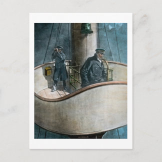 Carte Postale RMS Titanic Iceberg À L'Avance ! Lanterne magique 