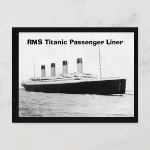 Carte Postale RMS Titanic Passenger Liner