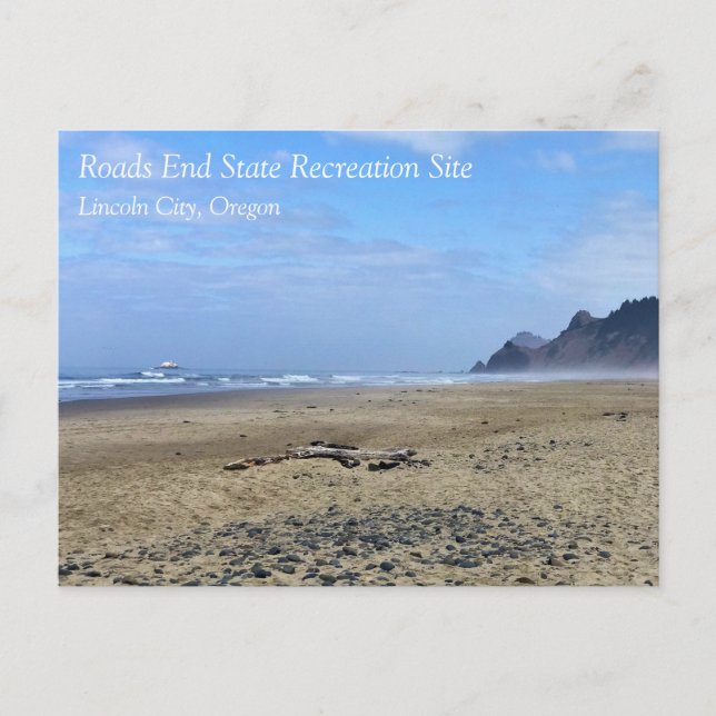 Carte Postale Roads End, Lincoln City, Oregon (Devant)