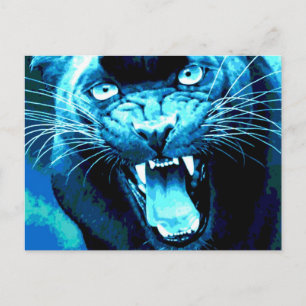 Carte Postale Roaring Jaguar