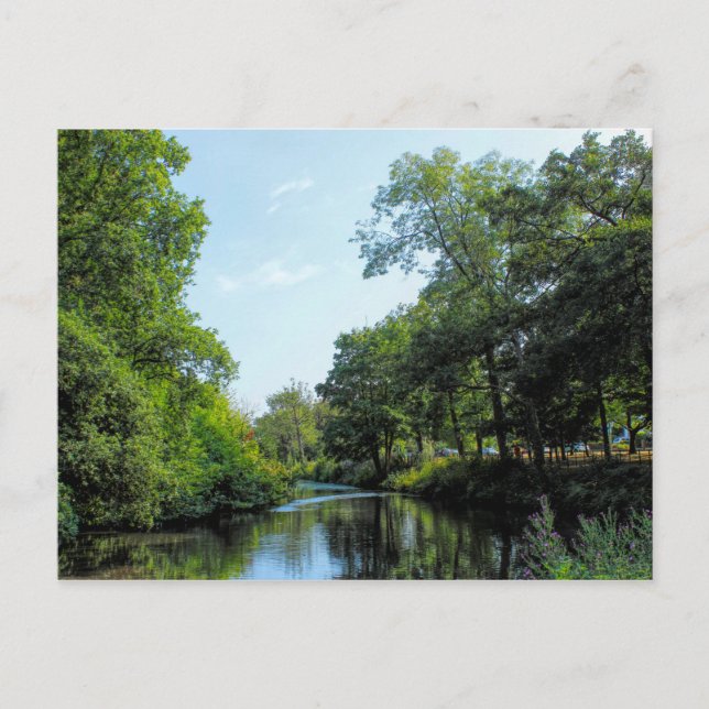 Carte Postale Roath Park Lake, Cardiff, Wales Postcard (Devant)