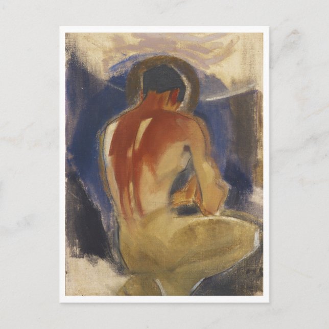 Carte Postale Robber à la porte du Paradis, Helene Schjerfbeck (Devant)