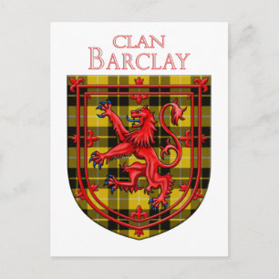Carte Postale Robe Barclay Tartan Scottish Plaid