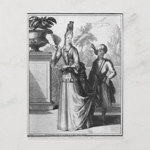 Carte Postale Robe de noblesse, fin 17ème siècle