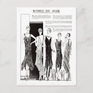 Carte Postale Robe des années 1920