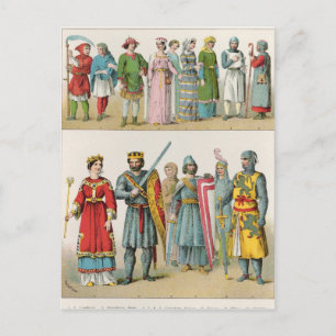 Carte Postale Robe française