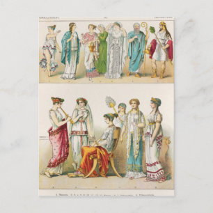 Carte Postale Robe théâtrale grecque