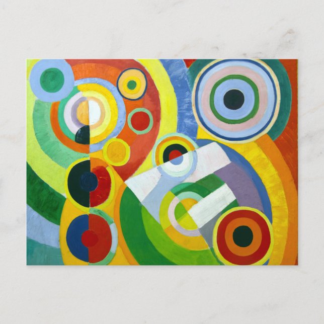 Carte Postale Robert Delaunay Rhythm, Joie de Vivre (Devant)