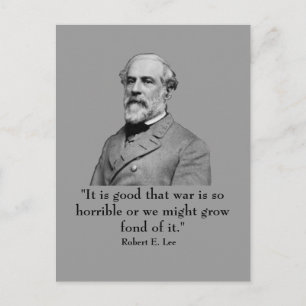 Carte Postale Robert E Lee et citations