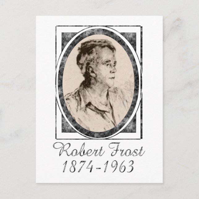 Carte Postale Robert Frost (Devant)