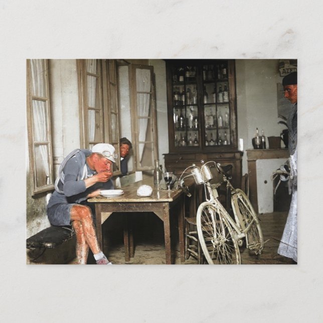 Carte Postale Robert Jacquinot Tour Étape 5 Prendre Une Pause 19 (Devant)