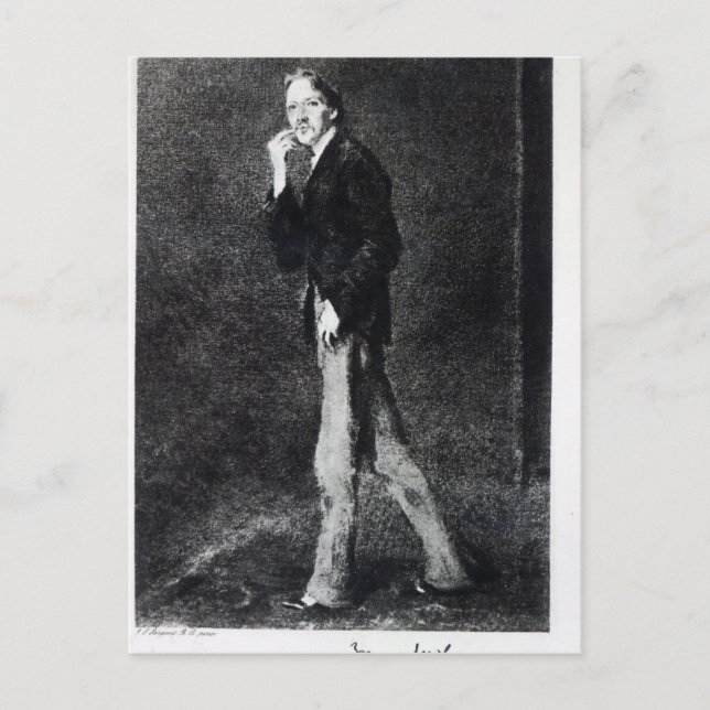 Carte Postale Robert Louis Stevenson (Devant)