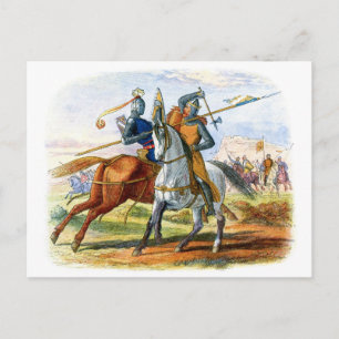 Carte Postale Robert the Bruce tue sir Henry Bohum