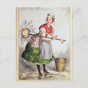 Carte Postale Robertena Peelena, la servante de tous les travaux