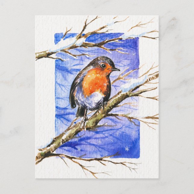 Carte Postale Robin 3 (Devant)