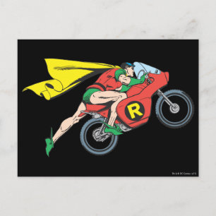 Carte Postale Robin & Cycle