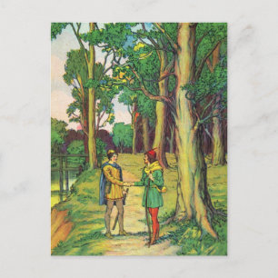 Carte Postale Robin Hood Et Little John