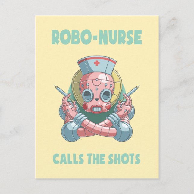 Carte Postale Robo-Nurse (Devant)