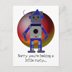 Carte Postale Robot Bon rétablissement