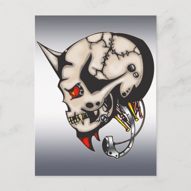 Carte Postale Robot Cyborg (Devant)