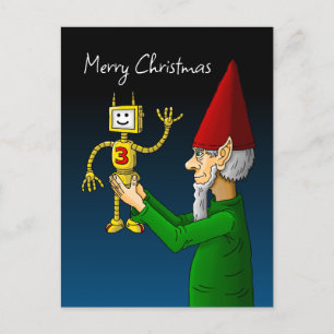 Carte Postale Robot de jouets Elves