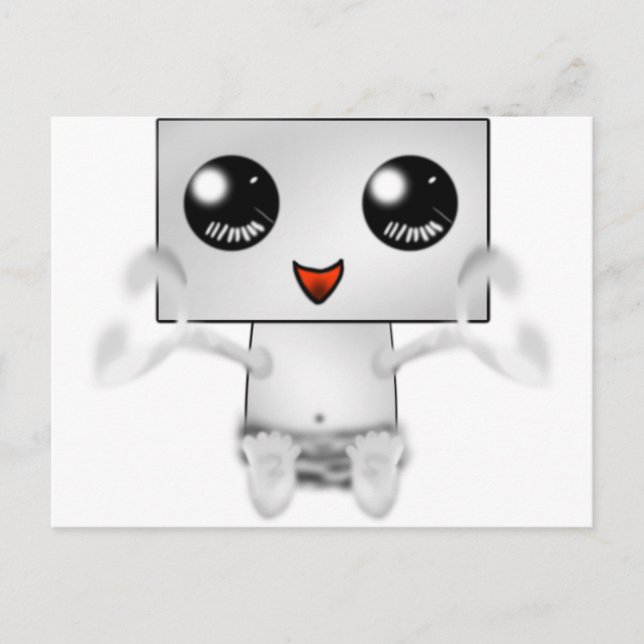 Carte Postale Robot mignon (Devant)