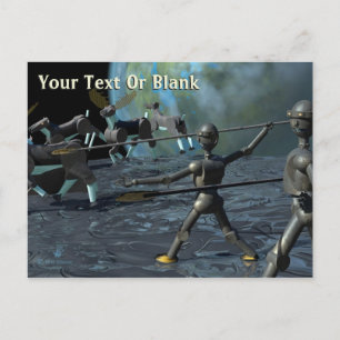 Carte Postale Robots de l'âge de bronze