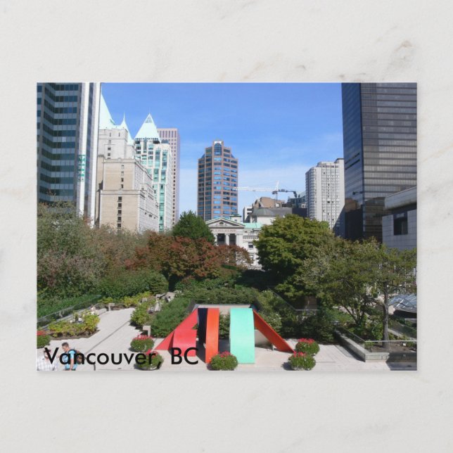 Carte Postale Robson Square Vancouver, Colombie-Britannique (Devant)