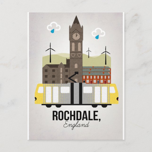 Carte Postale Rochdale (Devant)