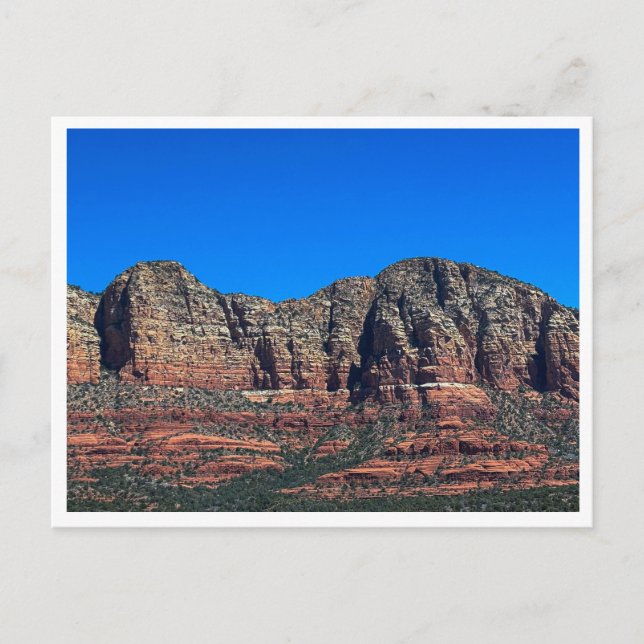 Carte Postale roche rougeâtre (Devant)