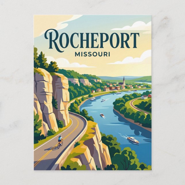 Carte Postale Rocheport Missouri (Devant)