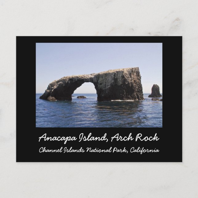 Carte Postale Rocher arc de l'île d'Anacapa (Devant)