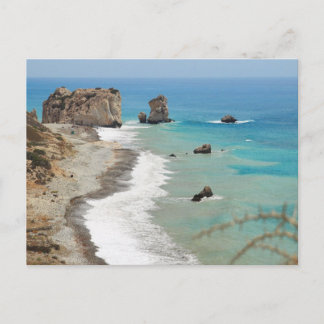 Carte Postale Rocher D'Aphrodite, Chypre