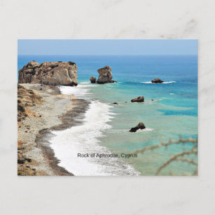 Carte Postale Rocher d'Aphrordite, Chypre,