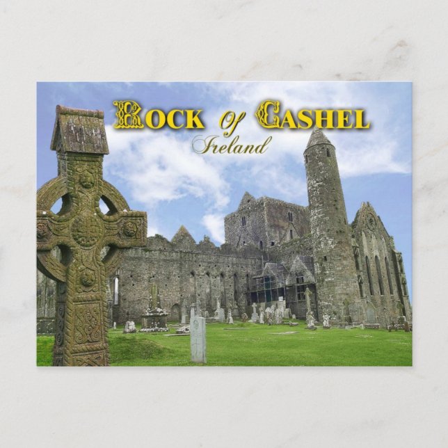 Carte Postale Rocher de Cashel, Irlande (Devant)